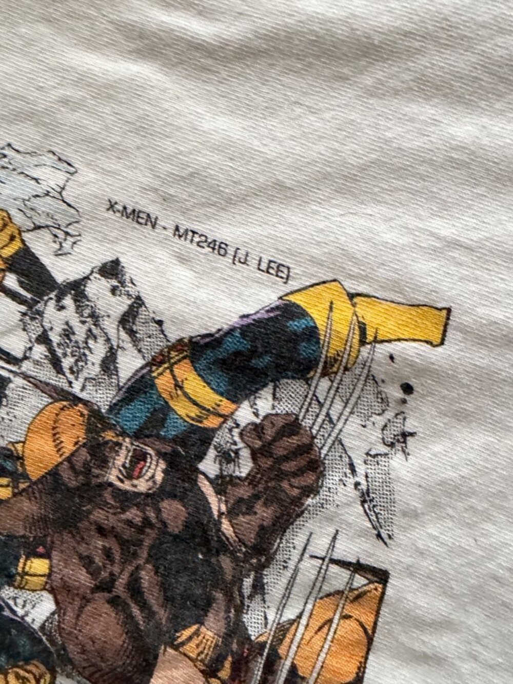 Vintage X-Men T-Shirt Size XL White 100% Cotton USA - Picture 7 of 8